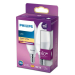 LED lemputės PHILIPS, E14, B38, 2700 K, 7W (=60W), 806 lm, NON-DIM, 2 vnt.