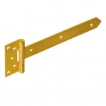Vartų lankstas ZB250, 250 x 45 x 90 x 3,0 mm, universalus, geltonai cinkuotas