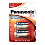 Elementai PANASONIC ALKALINE C, LR14PPG/2B, 2 vnt