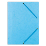 Aplankalas su guma, A4, 390gms, &scaron;v.mėlynas