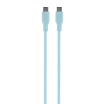 Įkrovimo laidas DELTACO, USBC - USB-C, 60 W, 1.5 m, turkio sp.