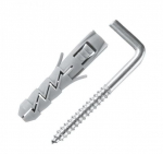 I&scaron;siplečiantys kai&scaron;čiai su kabliu FIX, 90', 6,0 x 30 mm / 4,5 x 35 mm, 6 vnt.