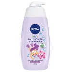 Kūno prausimosi želė vaikams 2 viename Nivea Kids, 500 ml