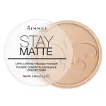 Matinė kompaktinė pudra Rimmel Stay Matte Long Lasting Pressed Powder, 004 Sandstorm, 14 g