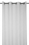 Naktinė užuolaida ONTARIO VOILE, su žiedais, &scaron;v. pilkos sp., 135 x 260 cm, 100 % PES