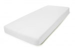 Frotinė paklodė su guma NOSTRA, baltos sp., 90x200+28cm, 80% medv., 20% poliesterio