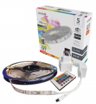 I&scaron;maniosios LED juostos komplektas AVIDE,IP65, 30LED/m,RGB, 22W, dim,WIFI,valdoma tel.,su pultu, 5m