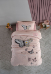Vaiki&scaron;kas patalynės komplektas CREYA BUTTERFLY, 145 x 210 cm, 50 x 70 cm, 100% medvilnės