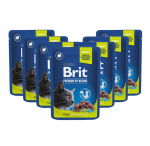 Konservuotas ėdalas katėms Brit Premium Lamb for Sterilised, 100 g, 24 vnt.