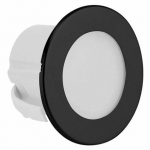 LED laiptų &scaron;viestuvas DPM, IP20, 1,2 W, 4000 K, 40 lm, juodos sp., ap&scaron;vietimo kampas 110&deg;