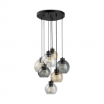 Pakabinamas &scaron;viestuvas TK LIGHTING CUBUS MIX, 7xE27 15W