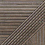Akmens masės plytelės TANGRAM WOOD WALNUT, 44 x 44 cm