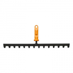 Grėblys be koto FISKARS OneClick, 14 dantų, dirvožemiui