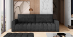 Sofa Lazaro, juoda