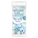 Vienkartiniai moteri&scaron;ki skustuvai Gillette Simply Venus, 4 vnt.