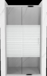 Stumdomos du&scaron;o durys Mexen Apia, 115 cm, pusiau matinės