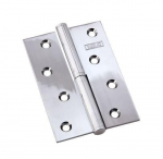 Durų lankstas 464, 100 x 74 mm, kairinis, durims be užlaidos, matinio chromo sp.