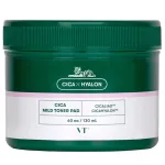 &Scaron;veičiamieji tonizuojamieji padeliai VT Cosmetics Cica Mild Toner Pad, 60 vnt.