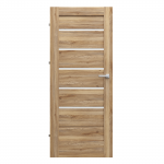 Vidaus durų varčia Verte Home J.5, mauvella ąžuolo sp., 644 x 2030 x 40 mm, kairė