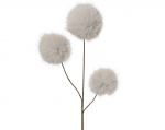 Kalėdinė dekoracija FLUFFY BALL, kreminės sp., 12 x 70 cm, 1 vnt