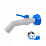 Rinkinys: čiaupas PP 45&deg; su IBCS60x6 adapteriu 25-32mm žarnai Bradas