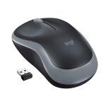 Kompiuterio pelė Logitech M185, juoda/pilka