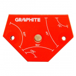 Magnetinis suvirinimo kampas GRAPHITE, i&scaron;laikomas svoris 11,4 kg, 45&deg;/60&deg;/75&deg;/90&deg;/135&deg;