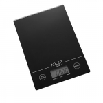 Elektroninės virtuvinės svarstyklės Adler AD 3138, juodos