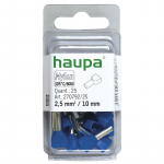 Antgalis laidų sujungimui HAUPA, 2x2,5/10