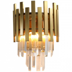 Sieninis &scaron;viestuvas MILAGRO Aspen Gold, 2 x E14, max 40W, auksinės sp., 25 x 35 cm