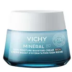 Sodrus drėkinamasis atkuriamasis veido kremas Vichy Mineral 89 Rich, 100h, 50 ml
