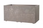 Lauko plastikinis vazonas MILLENNIUM, smėlio sp., 59 x 25 x 25 cm