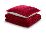 Komplektas DORMEO WARM HUG, 130 x 190 cm, raudonos sp.