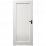 Durų varčia DOMIDOR MIRROR, baltos spalvos, 744 x 2030 mm, kairė