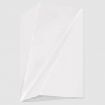 Sieninis &scaron;viestuvas LEDVANCE DECOR ORIGAMI 2xG9 max 3W baltas gipsinis dažomas 15x11x20cm