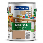 Emaliniai dažai LUXDECOR, matiniai, kavos latte sp., 2,2 l