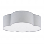 Vaiki&scaron;kas lubinis &scaron;viestuvas TK LIGHTING CLOUD 2, 2xE27,  LED 15W, pilkas