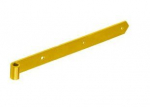 Vartų lankstas ZP300/10, 300 x 3,0 mm, universalus, geltonai cinkuotas