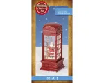 Elektrinė LED dekoracija TELEFONO BŪDELĖ, IP20, &scaron;iltai baltos sp., 3xAA (neįeina), 11 x 11 x 25cm