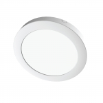 Pavir&scaron;inė LED panelė SPECTOR LIGHT, 12 W, 4000 K, 1200 lm, apvali f., baltos sp., &Oslash;17 x h3 cm