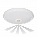 Visuomeninis &scaron;viestuvas SPECTOR LIGHT, IP20, 12W, 850lm, su judesio davikliu, 360&deg;,29x6cm