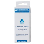 CRYSTAL DROP nukalkinimo tabletės 6 vnt  (Nivona, Miele, Melitta, Bosch , Delonghi, Siemens, Jura , Nespresso,  Dolce Gusto kavos aparatams)