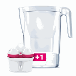 BWT vandens filtravimo ąsotis "Vida" baltas su magnio vandens filtru 2,6 l