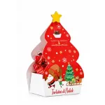 ANTICA TORRONERIA PIEMONTESE &scaron;okoladiniai triufeliai Tartufini Red Box &ldquo;Alberello&rdquo; 180 g