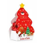 ANTICA TORRONERIA PIEMONTESE &scaron;okoladiniai triufeliai Tartufini Red Box &ldquo;Alberello&rdquo; 180 g