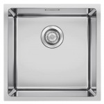 Plautuvė BLANCO QUATO 400-U BRUSHED O.AF