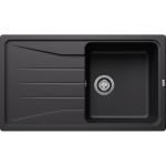 Plautuvė BLANCO SONA 5 S SILG PDUR Black O.AF