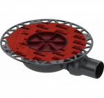 Tece Drainpoint S DN 50 ypač plok&scaron;čias sifonas su Seal System universaliu flan&scaron;u