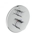 Ideal Standard Ceratherm T100 potinkinis termostatinis mai&scaron;ytuvas du&scaron;ui/voniai, 2 krypčių (pasirenkama spalva) : Spalva - &Scaron;lifuotas pavir&scaron;ius - aukso