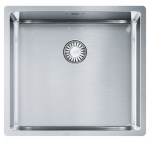 Franke BXX 210/110-45 nerūdijančio plieno plautuvė : Spalva - Nerūdijančio plieno, Ventilis - Ekscentrinis ventilis